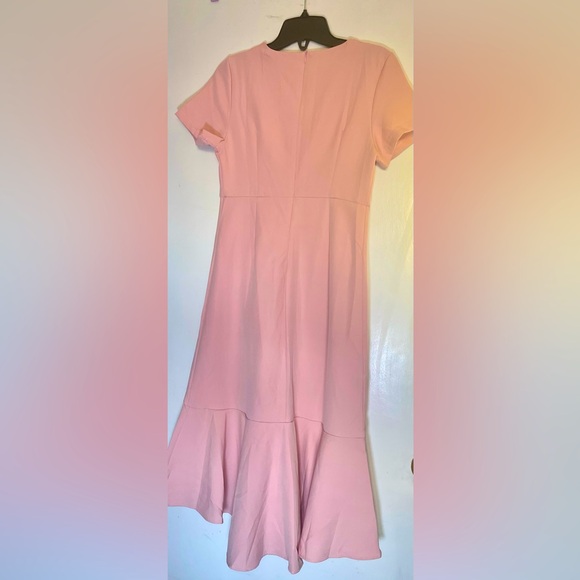 🆕MOMENTS Elegant Pink Ruffle Dress - Picture 2 of 5